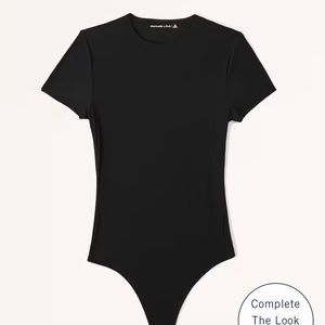 NWT* ABERCROMBIE & FITCH | Soft Matte Seamless Tee Bodysuit